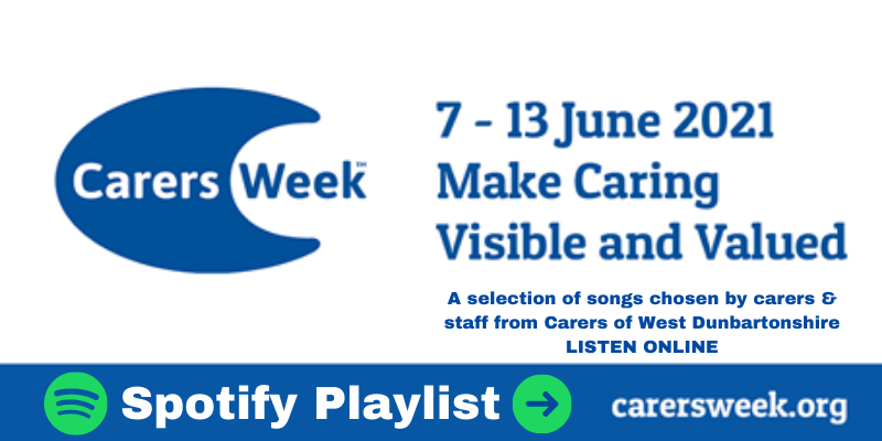 Carers Week - Spotify Playlist now live!