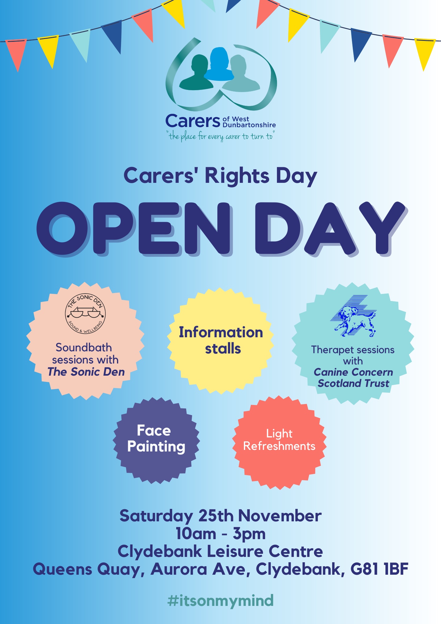 Carers' Rights Open Day - Full Details - Click to enlarge